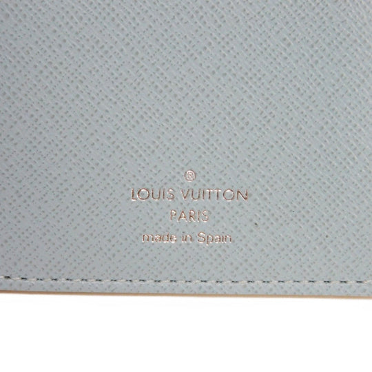 LOUIS VUITTON Long Wallet Purse M82306 Monogram Aqua Garden Canvas Crystal blue monogram aqua garden Portefeuille Braza