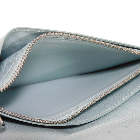 LOUIS VUITTON Long Wallet Purse M82306 Monogram Aqua Garden Canvas Crystal blue monogram aqua garden Portefeuille Braza