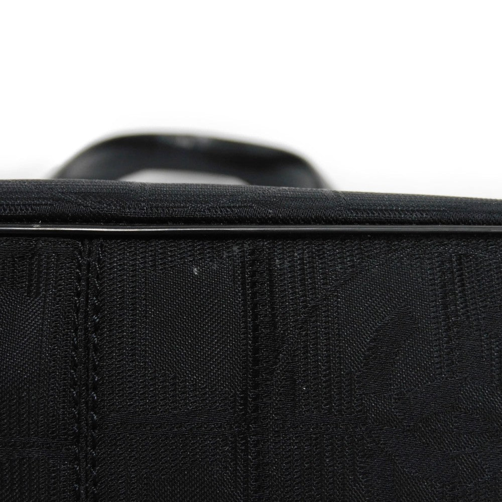 CHANEL Tote Bag A20457 Nylon jacquard x calfskin black COCO Mark New Travel Line Tote PM