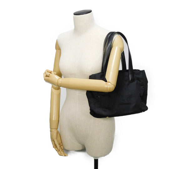 CHANEL Tote Bag A20457 Nylon jacquard x calfskin black COCO Mark New Travel Line Tote PM
