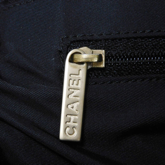 CHANEL Tote Bag A20457 Nylon jacquard x calfskin black COCO Mark New Travel Line Tote PM