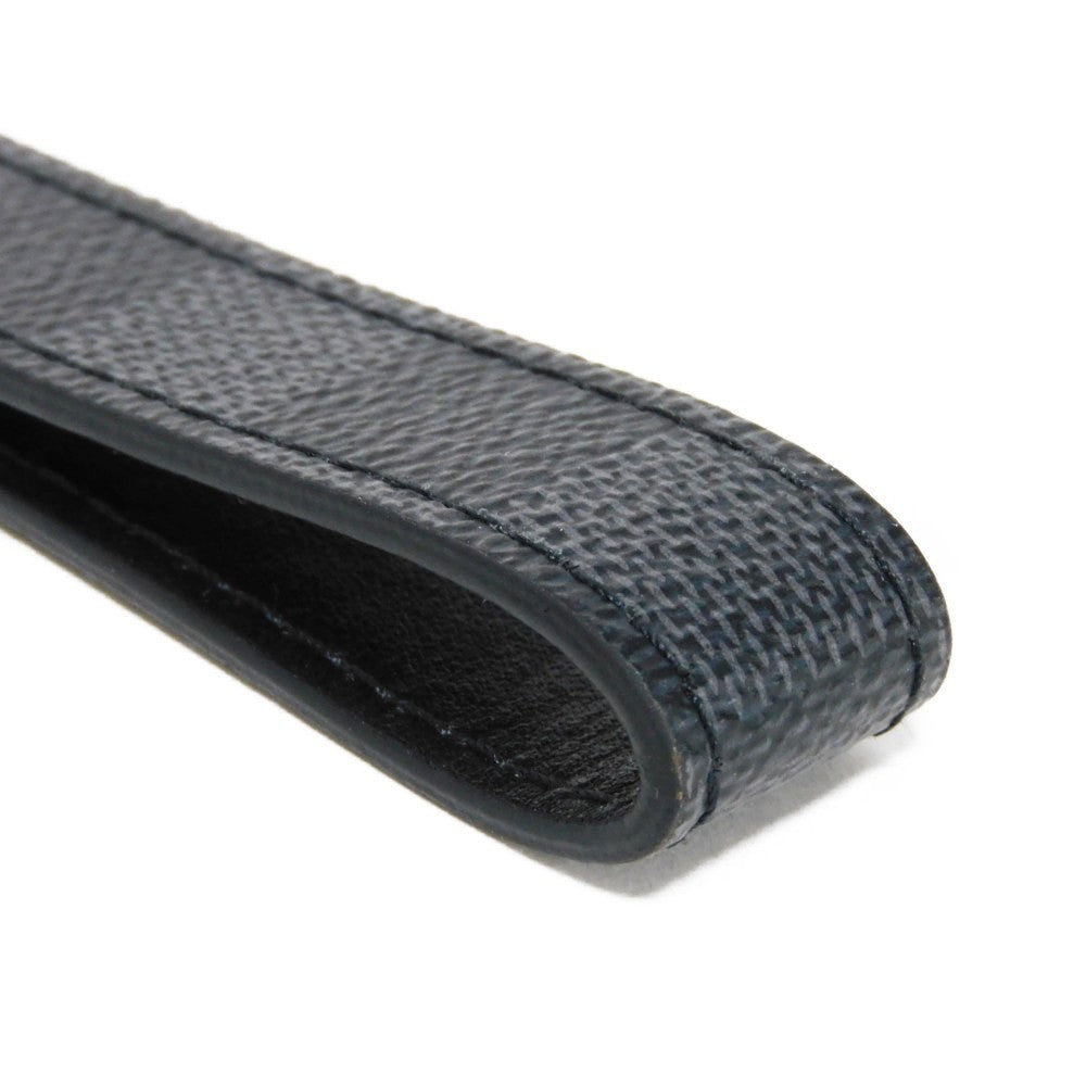 LOUIS VUITTON Long Wallet Purse N60379 Damier Graphite canvas x cowhide leather Noir Damier Graphite Zippy dragonne
