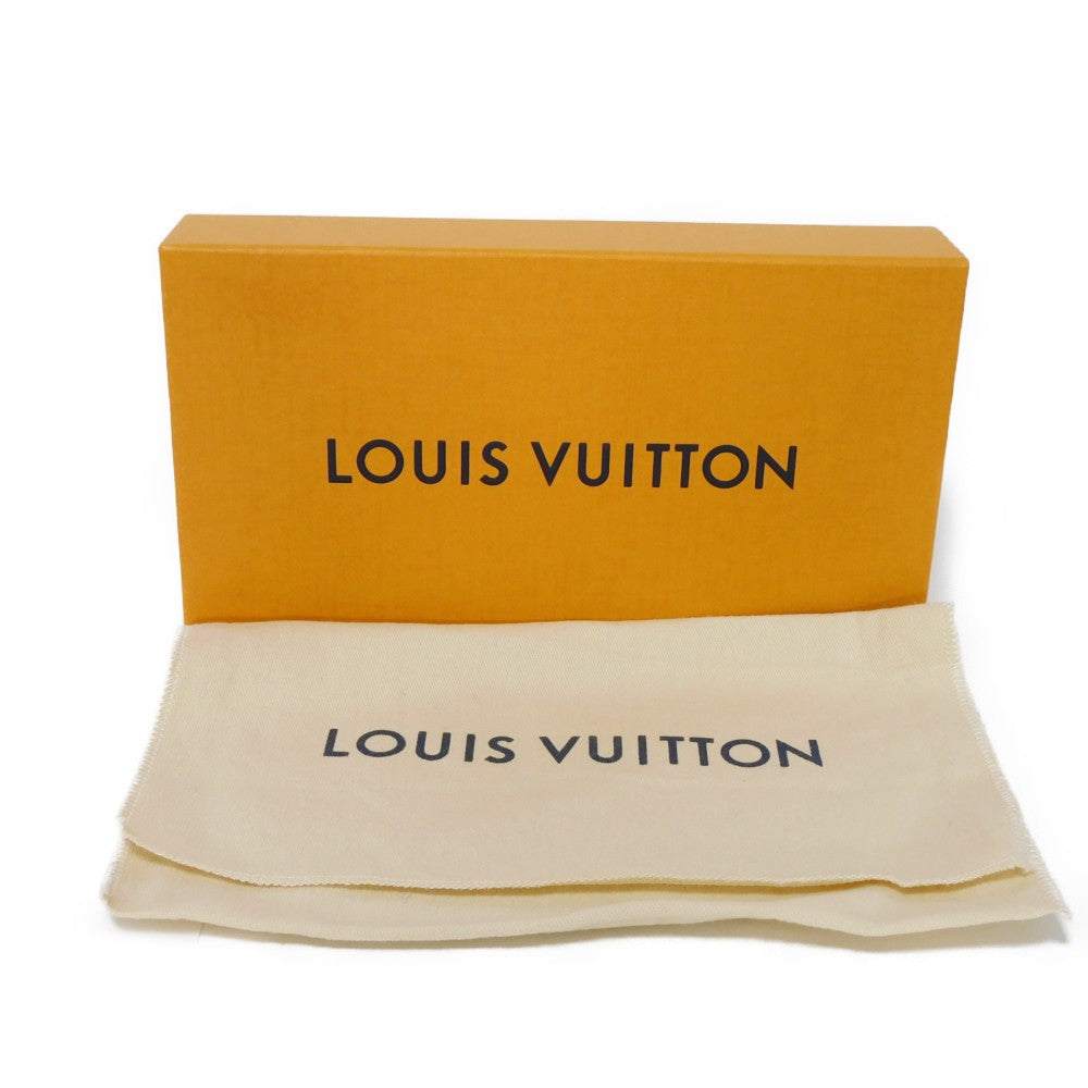 LOUIS VUITTON Long Wallet Purse N60379 Damier Graphite canvas x cowhide leather Noir Damier Graphite Zippy dragonne