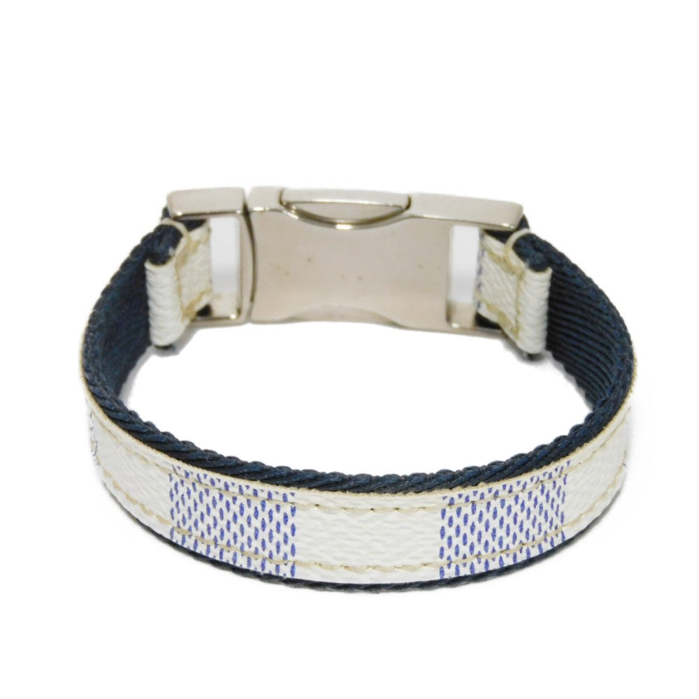 LOUIS VUITTON bracelet M6517D Damier Coast Canvas Blue Marine Damier Coast brassiere fast clip