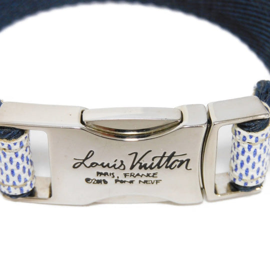 LOUIS VUITTON bracelet M6517D Damier Coast Canvas Blue Marine Damier Coast brassiere fast clip
