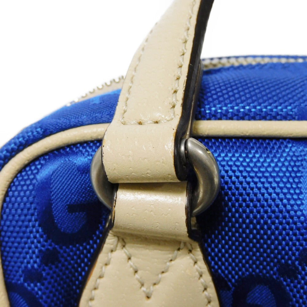 GUCCI Shoulder Bag 625850 GG nylon x calf leather (embossed) blue GG nylon Off the Grid Crossbody