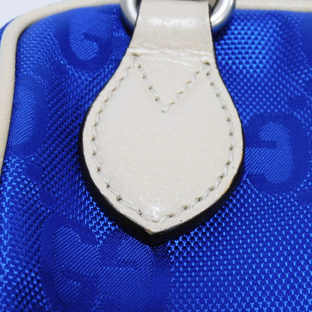 GUCCI Shoulder Bag 625850 GG nylon x calf leather (embossed) blue GG nylon Off the Grid Crossbody