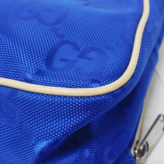 GUCCI Shoulder Bag 625850 GG nylon x calf leather (embossed) blue GG nylon Off the Grid Crossbody