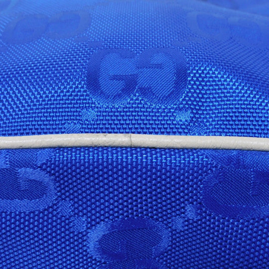 GUCCI Shoulder Bag 625850 GG nylon x calf leather (embossed) blue GG nylon Off the Grid Crossbody
