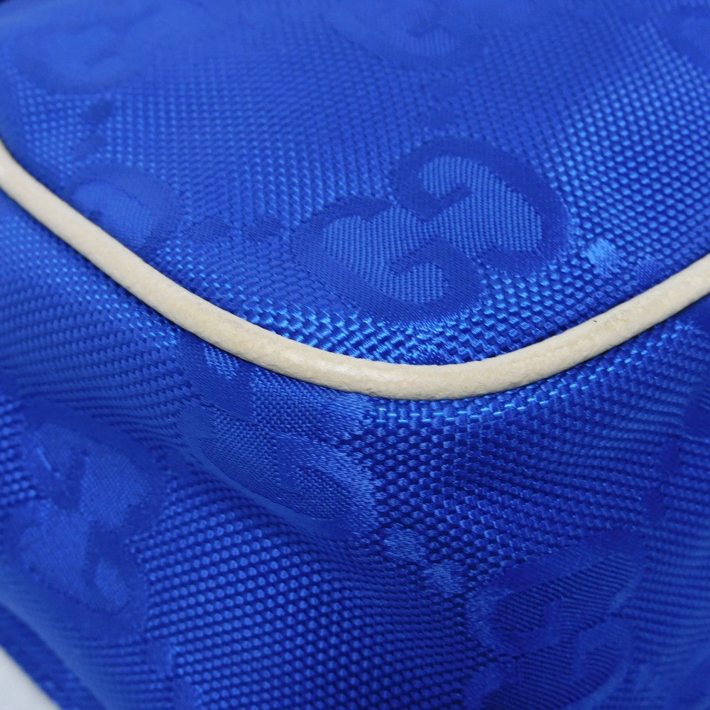GUCCI Shoulder Bag 625850 GG nylon x calf leather (embossed) blue GG nylon Off the Grid Crossbody