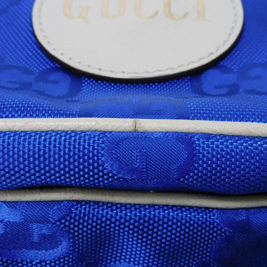 GUCCI Shoulder Bag 625850 GG nylon x calf leather (embossed) blue GG nylon Off the Grid Crossbody