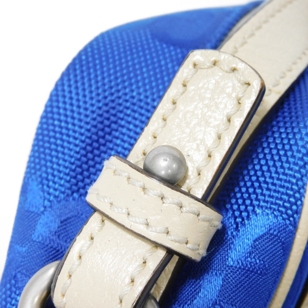 GUCCI Shoulder Bag 625850 GG nylon x calf leather (embossed) blue GG nylon Off the Grid Crossbody