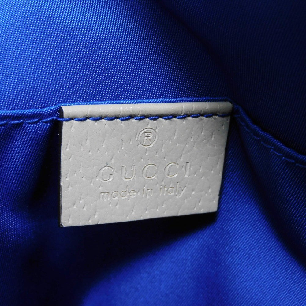 GUCCI Shoulder Bag 625850 GG nylon x calf leather (embossed) blue GG nylon Off the Grid Crossbody
