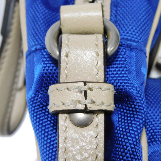 GUCCI Shoulder Bag 625850 GG nylon x calf leather (embossed) blue GG nylon Off the Grid Crossbody