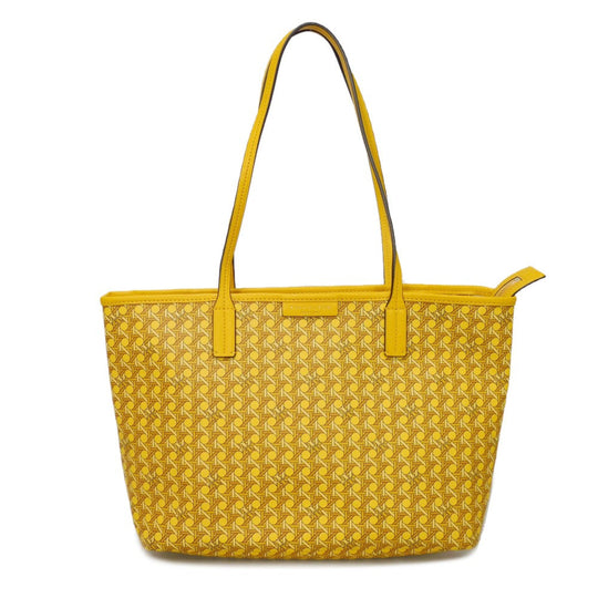 Tory Burch Tote Bag 147748 Coating canvas Sunset Glow Double T Small Basket Weave Tote