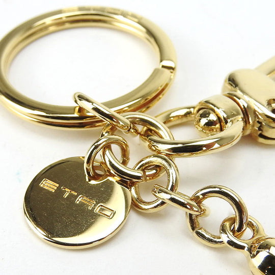 ETRO Key ring 1F462 metal multicolor Women Used Authentic
