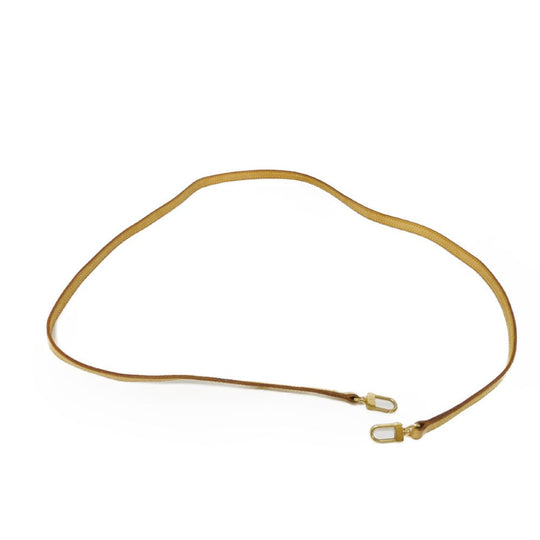 LOUIS VUITTON Shoulder strap J00145 Natural cowhide leather natural LV logo bandouliere 120