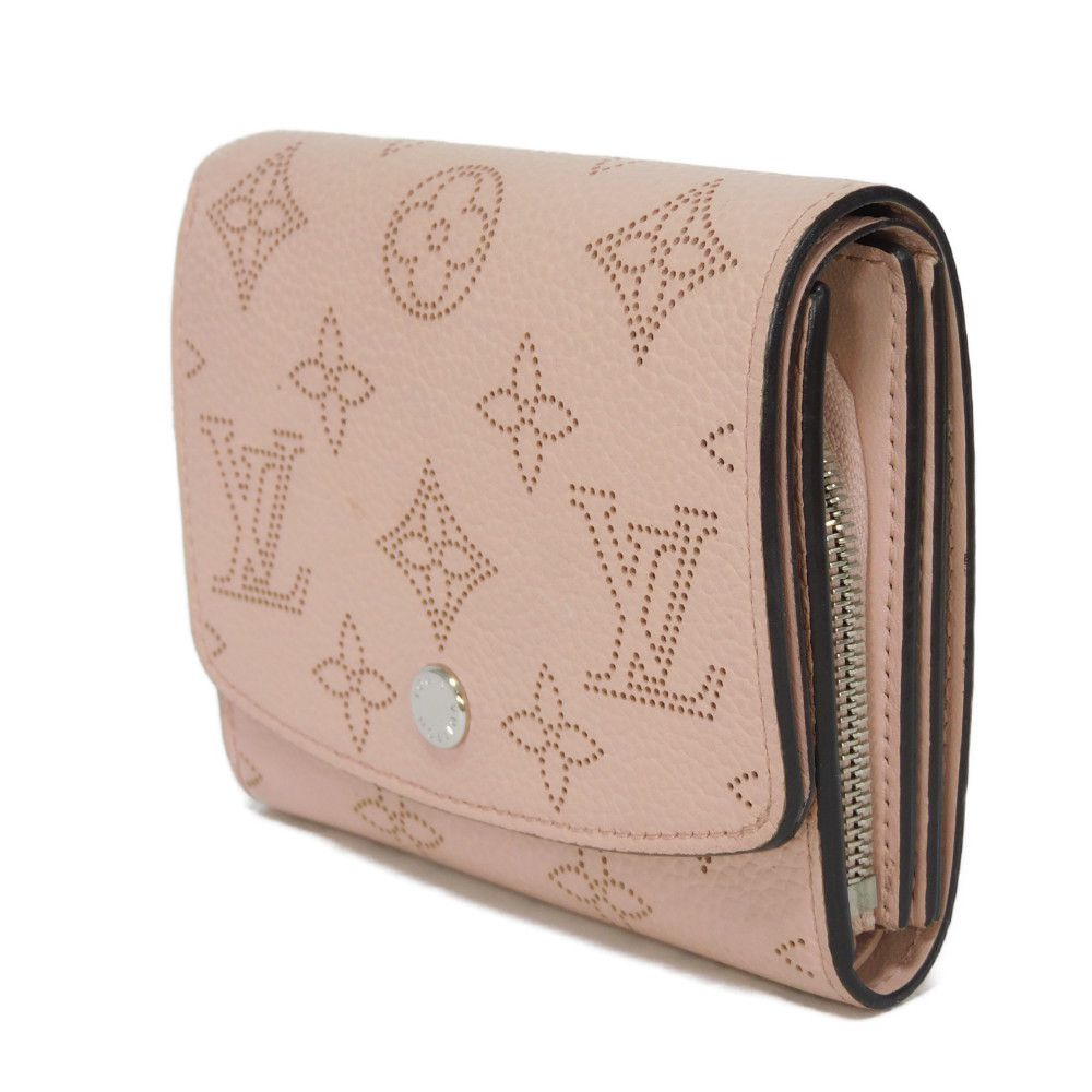 LOUIS VUITTON Bifold Wallet M62541 Mahina leather (stamped) Magnolia Monogram Mahina Portefeuille Iris Compact