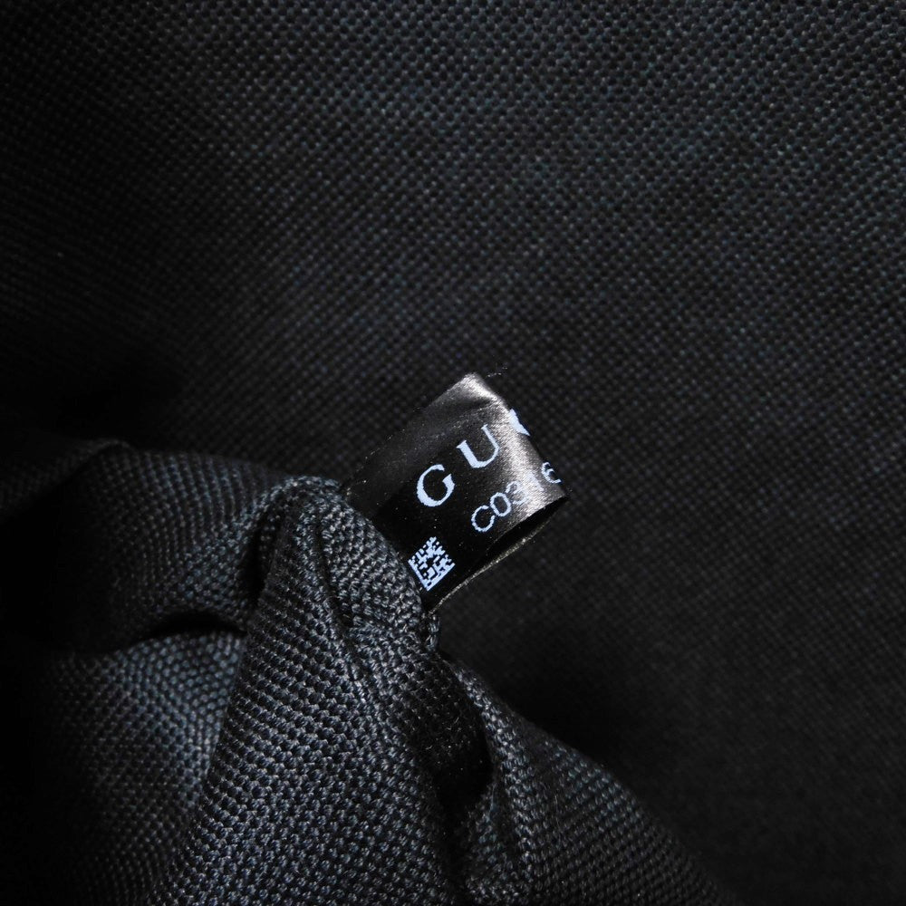 GUCCI Business bag 474135 GG Supreme canvas (polyurethane processing) x Calfskin leather black logo embossed leather patch GG Supreme Briefcase