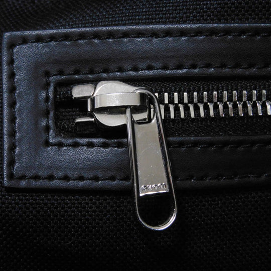 GUCCI Business bag 474135 GG Supreme canvas (polyurethane processing) x Calfskin leather black logo embossed leather patch GG Supreme Briefcase