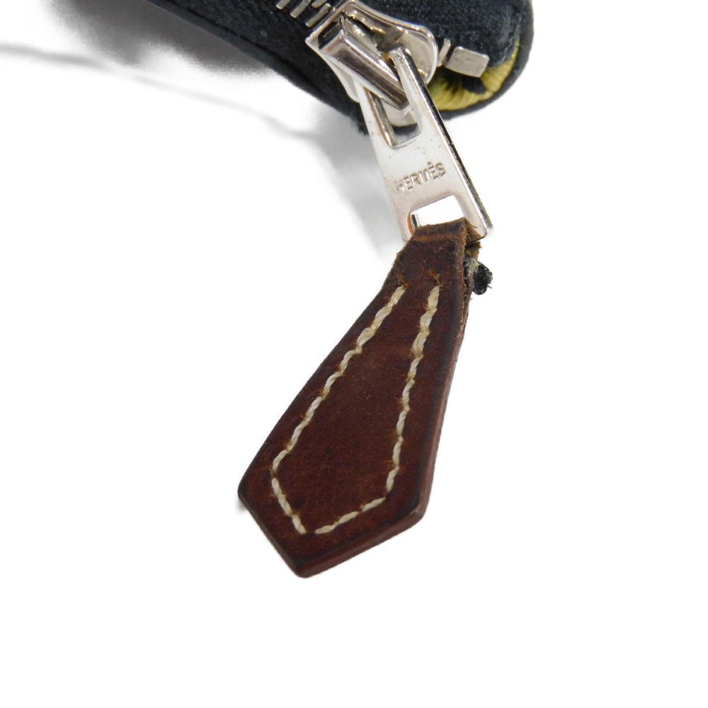 HERMES Long Wallet Purse Epsom , Barenia black King Tiger Fururi Azap Long Silk Inn