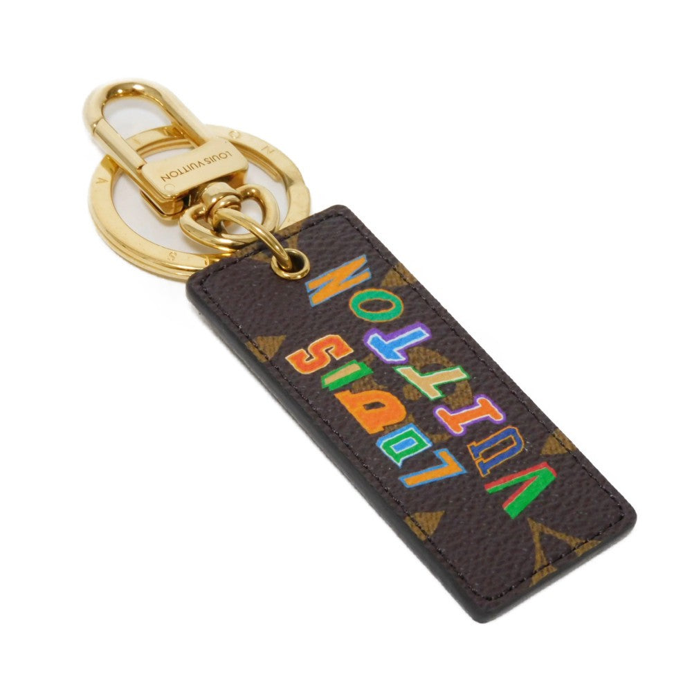 LOUIS VUITTON key ring MP3019 Monogram canvas Marron NBA Porto Cle Monogram Letters