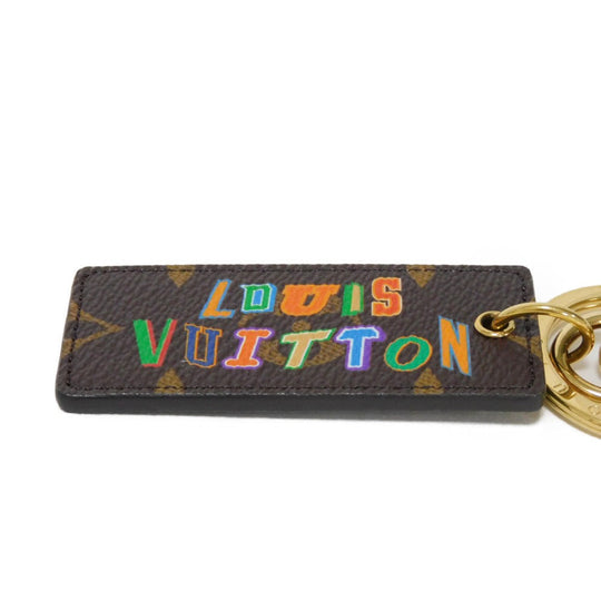 LOUIS VUITTON key ring MP3019 Monogram canvas Marron NBA Porto Cle Monogram Letters