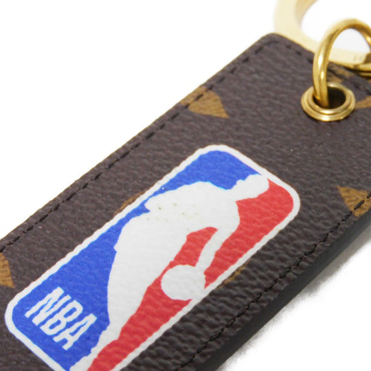 LOUIS VUITTON key ring MP3019 Monogram canvas Marron NBA Porto Cle Monogram Letters