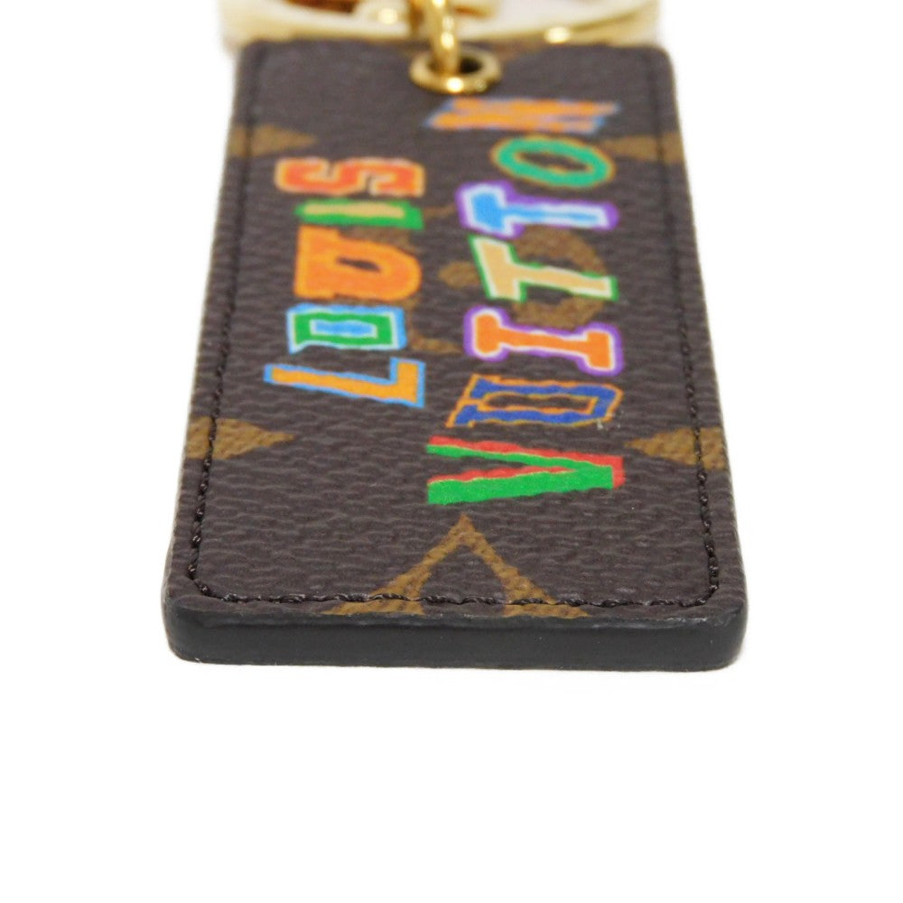LOUIS VUITTON key ring MP3019 Monogram canvas Marron NBA Porto Cle Monogram Letters