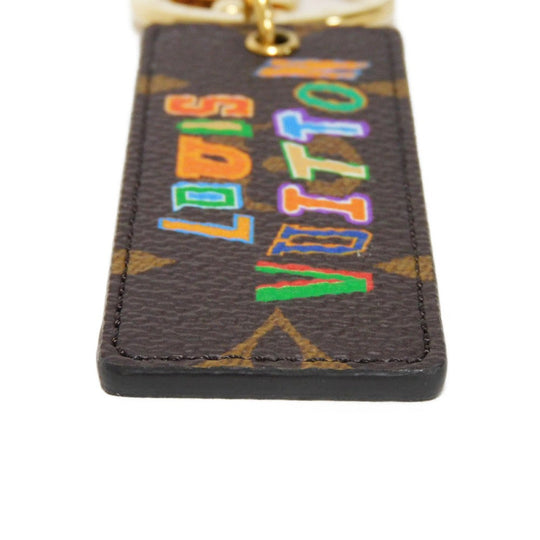 LOUIS VUITTON key ring MP3019 Monogram canvas Marron NBA Porto Cle Monogram Letters