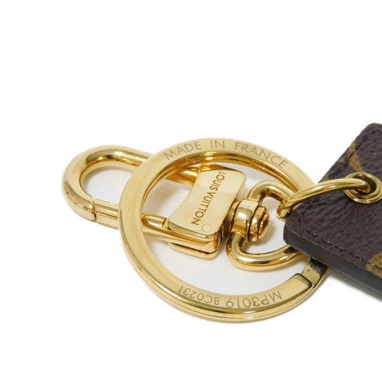 LOUIS VUITTON key ring MP3019 Monogram canvas Marron NBA Porto Cle Monogram Letters