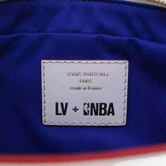 Louis Vuitton Monogram Nile PM Shoulder Bag NBA White Blue Strap Men's Bag
