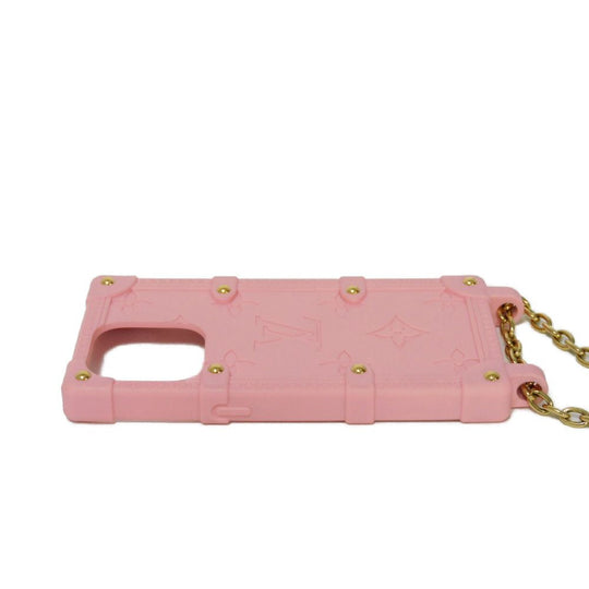 LOUIS VUITTON Other accessories M82082 TPU pink Monogram emboss Re-trunk iPhone 14 Pro