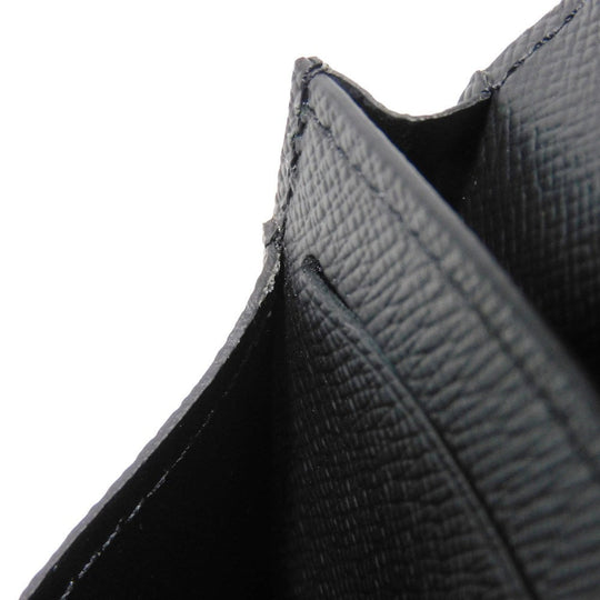 LOUIS VUITTON Card Case N63338 Damier Graffit canvas x grain leather black Damier Graphite Anneveld Cult de Visit