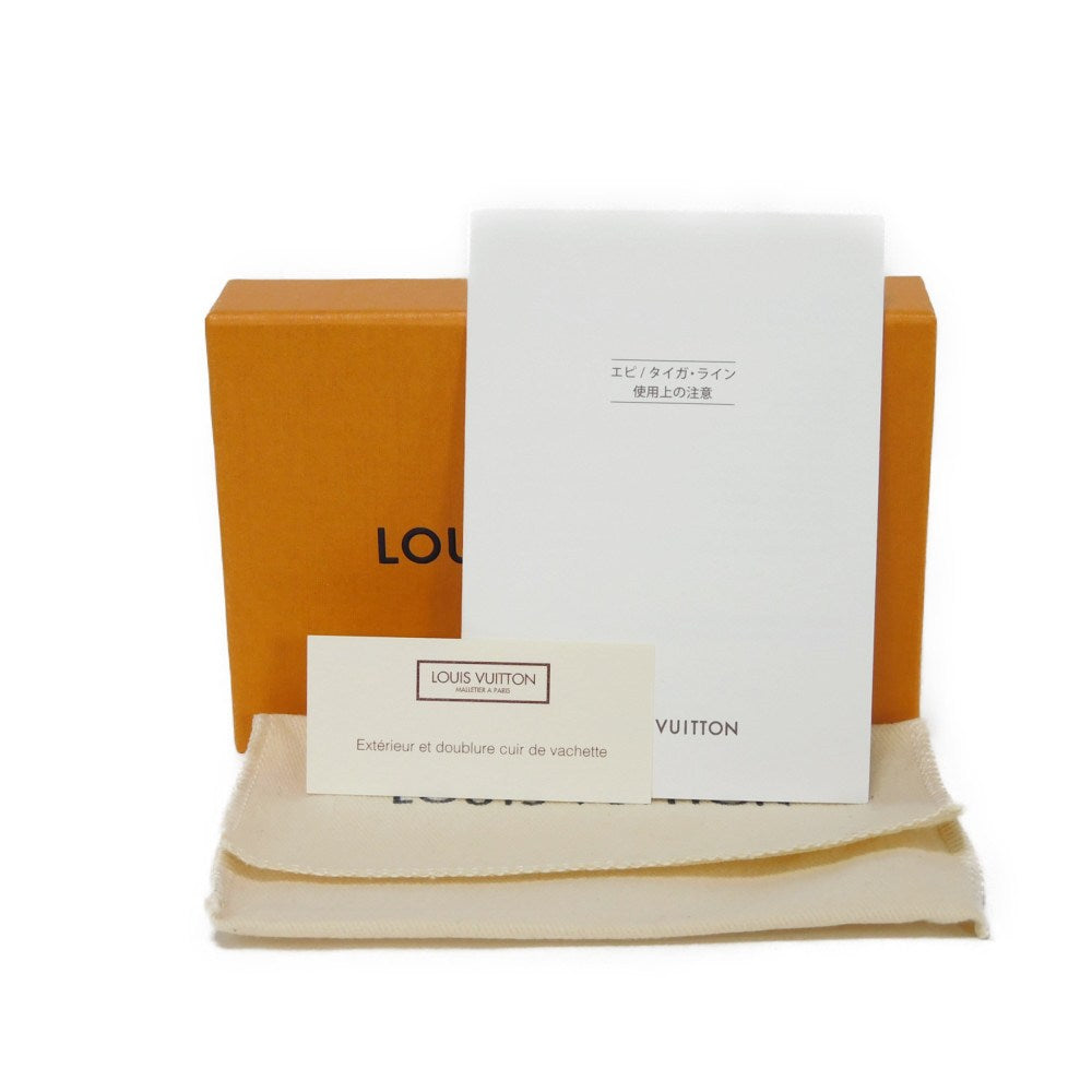 LOUIS VUITTON Card Case N63338 Damier Graffit canvas x grain leather black Damier Graphite Anneveld Cult de Visit
