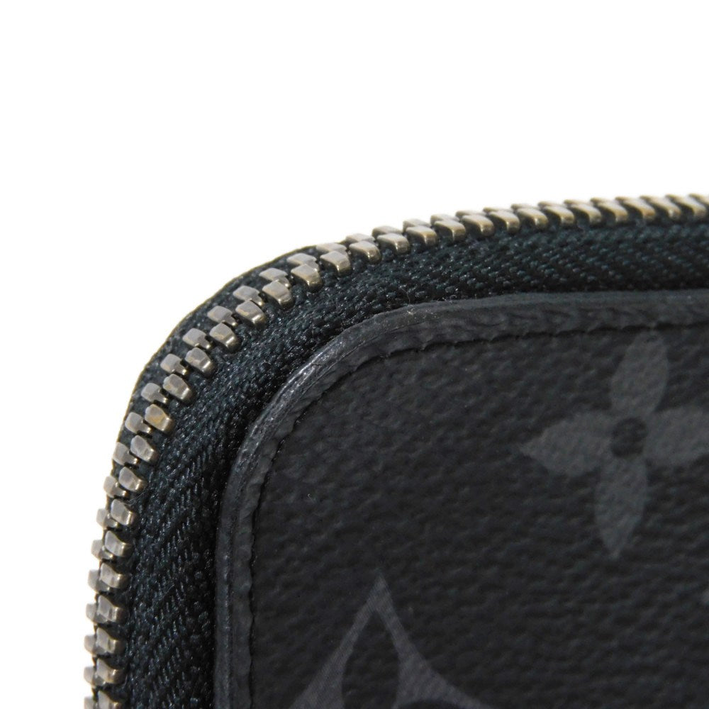LOUIS VUITTON Coin case M63536 Monogram Eclipse canvas x grain leather black Monogram Eclipse Portemone Jules