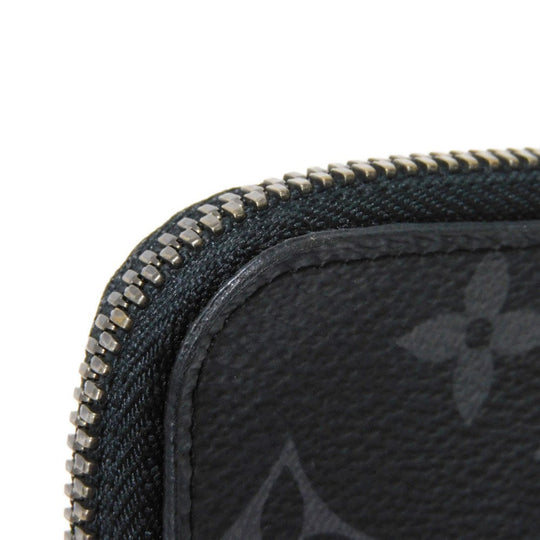 LOUIS VUITTON Coin case M63536 Monogram Eclipse canvas x grain leather black Monogram Eclipse Portemone Jules