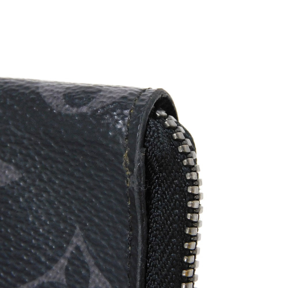 LOUIS VUITTON Coin case M63536 Monogram Eclipse canvas x grain leather black Monogram Eclipse Portemone Jules