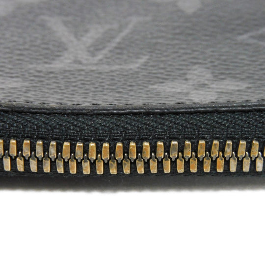 LOUIS VUITTON Coin case M63536 Monogram Eclipse canvas x grain leather black Monogram Eclipse Portemone Jules