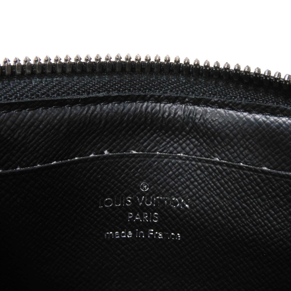 LOUIS VUITTON Coin case M63536 Monogram Eclipse canvas x grain leather black Monogram Eclipse Portemone Jules
