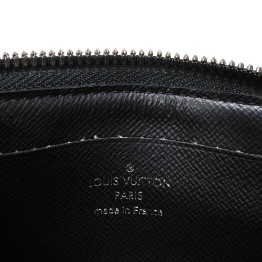 LOUIS VUITTON Coin case M63536 Monogram Eclipse canvas x grain leather black Monogram Eclipse Portemone Jules