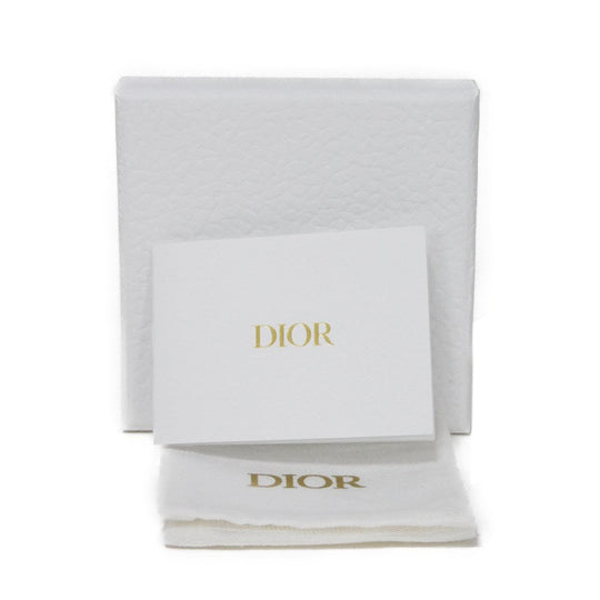 Dior Pierce E1740CDLCY_D13S Rhinestone x metal Silver CD logo Claire Dee Lune