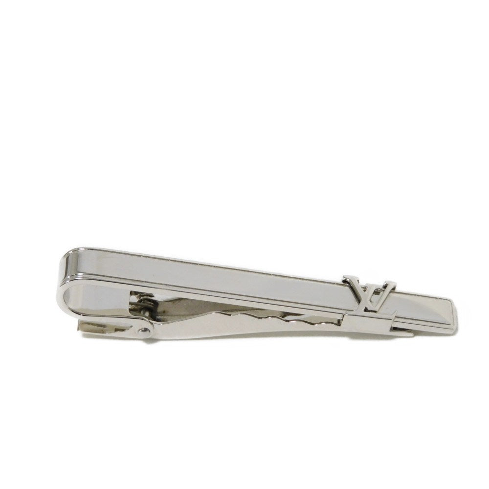 LOUIS VUITTON Tie pin M61981 metal Silver LV logo Pans Cravat LV Initials