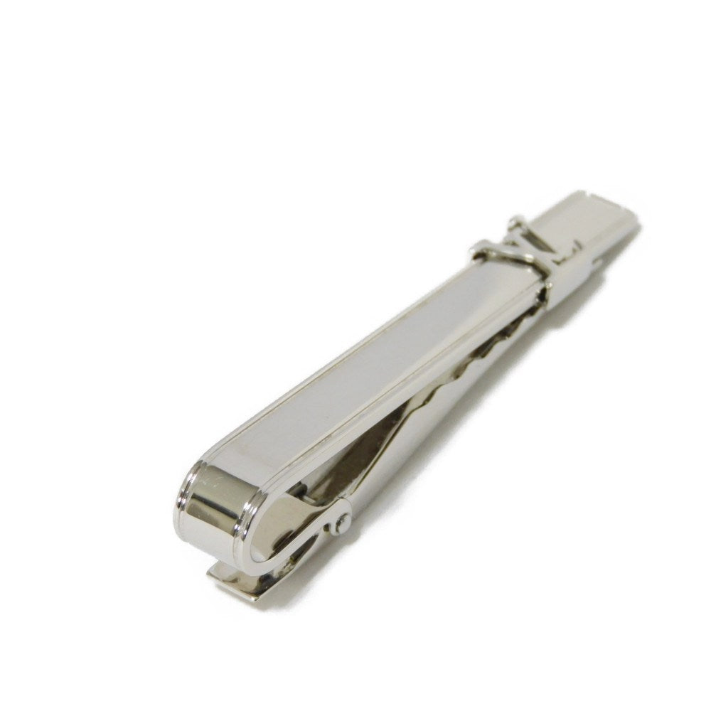 LOUIS VUITTON Tie pin M61981 metal Silver LV logo Pans Cravat LV Initials