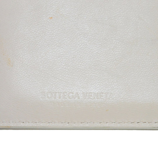 BOTTEGAVENETA Coin case 681010 VCQC4 6705 lambskin x calfskin pink Maxi INTRECCIATO Cassette Card Case