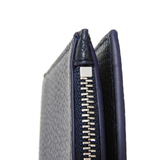 GUCCI Bifold Wallet 817021 AAEGG 4043 Oatmeal leather (embossed) Navy logo Coin Wallet Oatmeal Interior