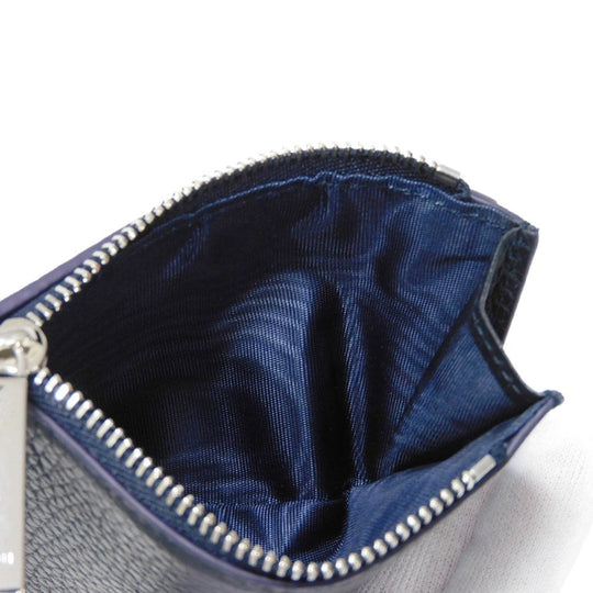 GUCCI Bifold Wallet 817021 AAEGG 4043 Oatmeal leather (embossed) Navy logo Coin Wallet Oatmeal Interior