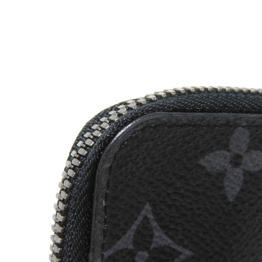 LOUIS VUITTON Coin case M63536 Monogram Eclipse canvas x grain leather black Monogram Eclipse Portemone Jules