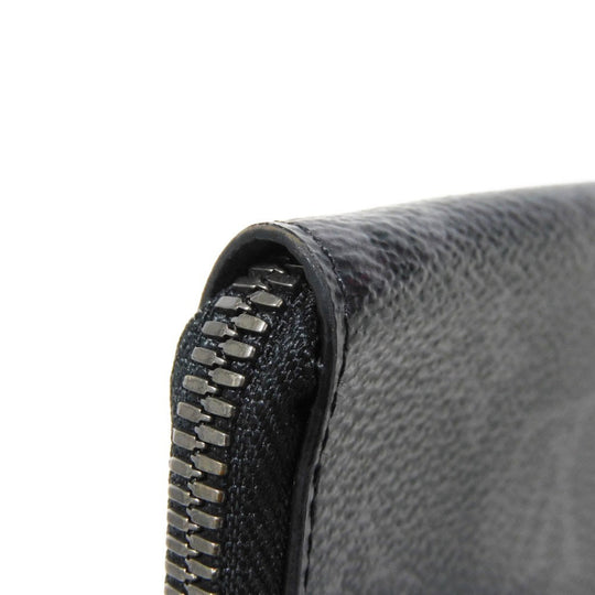LOUIS VUITTON Coin case M63536 Monogram Eclipse canvas x grain leather black Monogram Eclipse Portemone Jules