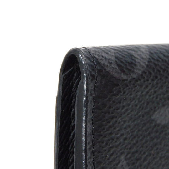 LOUIS VUITTON Coin case M63536 Monogram Eclipse canvas x grain leather black Monogram Eclipse Portemone Jules